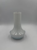 20cm Hand-Blown Milky White Glass Vase – Elegant Bud Vase