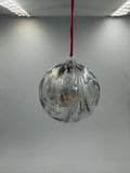 Hand Blown Glass Ball Ornament – 10cm Iridescent Suncatcher, Minimalist Decor