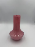 20cm Hand-Blown Pink Glass Vase – Blush Decorative Bud Vase